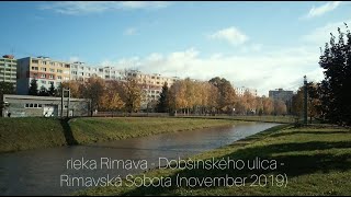 Rimava River Rimavská Sobota City - November 2019
