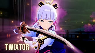 Kamisato Ayaka 60fps Twixtor clips for editing