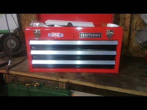 New craftsman tool box review