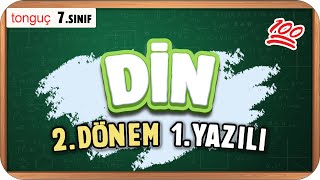 7.Sınıf Din 2.Dönem 1.Yazılıya Hazırlık