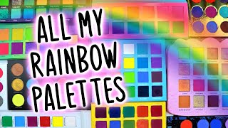 My Rainbow Eyeshadow Palette Collection Which Is Best?