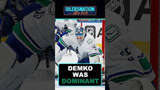 Thatcher Demko Was Dominant Against The Oilers