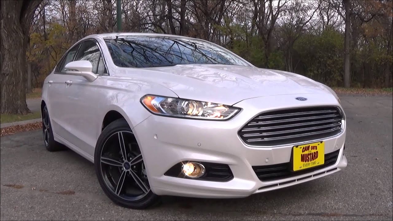 2016 Ford Fusion Titanium w/Terracota Package Review - YouTube