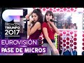 "LO MALO" - Ana Guerra y Aitana | Primer pase de micros para la GALA EUROVISIÓN | OT 2017