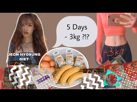 Bà con! Mình đã thử thực đơn ăn kiêng ngắn hạn của JEON HYOSUNG (Secret) | IDOL KPOP DIET