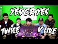 TWICE - YES OR YES V LIVE SHOWCASE REACTION (FUNNY FANBOYS)
