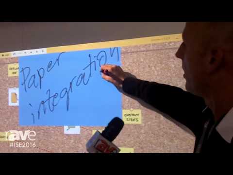 ISE 2016: Anoto Demos the we-inspire Interactive Whiteboard Concept
