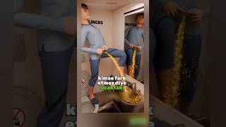 Yaramaz Çocuk Uçakta Lavaboya İşiyor. Komik Video