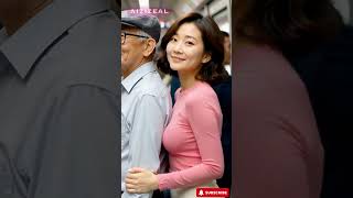 Lovely Moment Japans Crowded Subway Train Ride
