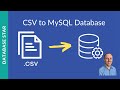 How to Import a CSV in MySQL Workbench