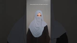 Eating Friendly Hijab With Naqaab Tutorial Day 3