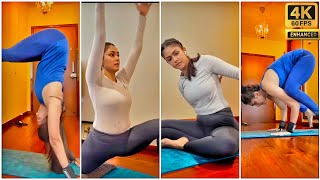 Mrunal Thakur Doing Amezing Yoga In 4K Enhanced Slow-Motion