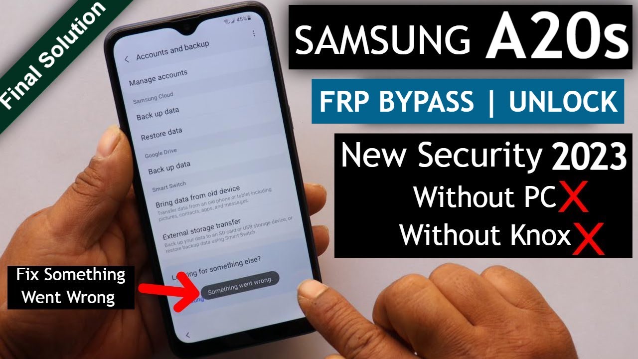 Samsung A20s FRP Bypass Android 11 Without PC New Method Samsung A20s FRP Bypass Android 11 Without PC New Method