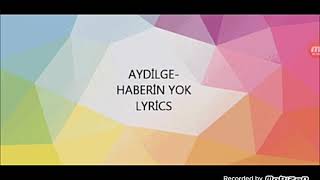 Aldilge- Haberin Yok