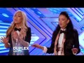 Duplex sing Call My Name by Cheryl Cole -- Room Auditions Week 4 -- The X Factor 2013