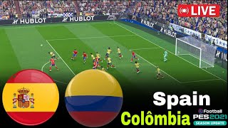 Spain U20 Vs Colombia U20 U-20 World Cup 2025 Live Match & Score Updates - Gameplay Pes 21