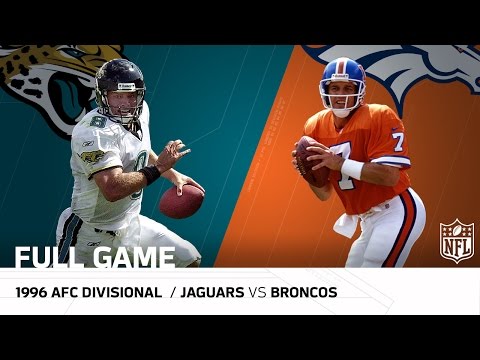 Jaguars Vs Broncos 1996 Afc Divisional Playoffs Jaguars Upset John Jaguars Vs Broncos 1996 Afc Divisional Playoffs Jaguars Upset John