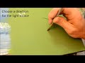 How to paint a water drop in Acrylics.