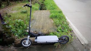 make your own long range electric scooter from scrap