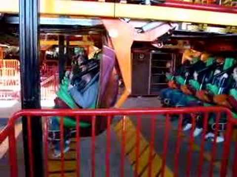 six flags rides videos. Tatsu ride at six flags