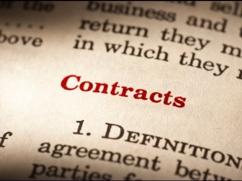 Contract Law For The English Law