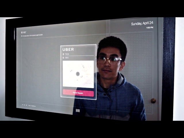 Nerd Invents His Own Touchscreen Mirror - Video