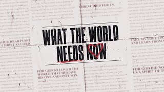 What the World Needs Now • Patience • Week 4 • September 26, 2021 • Mission Community Church