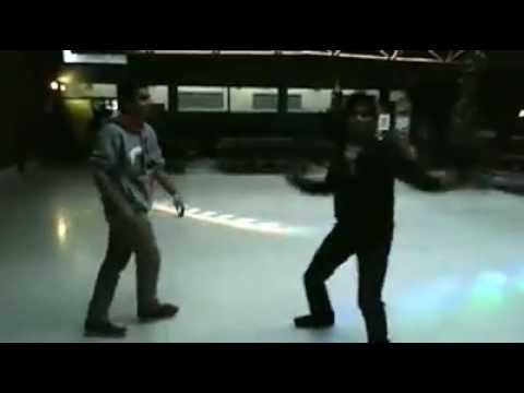 Nepali boys dancing in south indian Music :D naka muka naka...