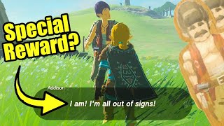 What Happens When You Fix All Hudson Signs In Zelda Tears Of The Kingdom?