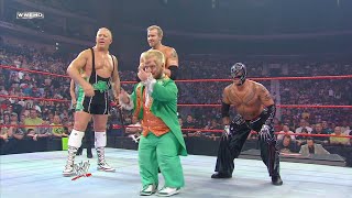 Rey Mysterio, Finlay & Christian Vs Kane, The Miz & John Morrison Wwe Raw March 9, 2009 Hd