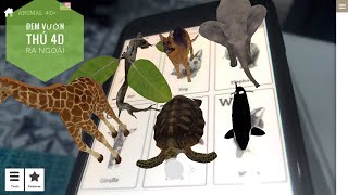 (p1) Cách đem vườn thú 4D ra ngoài cho bé ( Animal 4D ), đã có video phần 2 link trong description