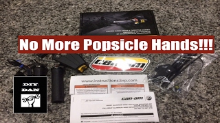 How To Install A Set of Can-AM Heated Grips P/N 715003250