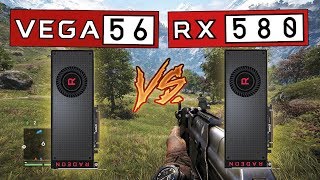 Rx Vega 56 Vs Rx 580 - Full Comparison 4K, 1440P & 1080P