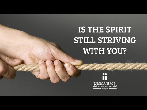 Is the Spirit still striving with you? - Sunday Evening 1/12/20 - Pastor Bob Gray II