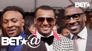 DeAndre Hopkins, Deshaun Watson, Shannon Sharpe and More “Suit Up” For Super Bowl LIII | BET@