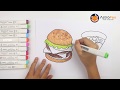 Bé Tô Màu Hamburger
