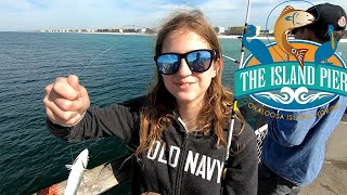 Salt Water Fishing off Okaloosa Pier! Break from Arcade Claw Machines to make fishing videos!