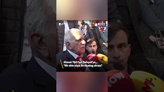 Ahmet Türkten Bahçeliye Yanıt Bir Elde Sopa Ile Diyalog Olmaz