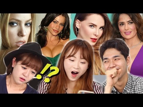 COREANOS Y CHINOS REACCIONAN A LATINAS FAMOSAS!!