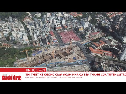 Thi thiết kế không gian ngầm nhà ga Bến Thành của tuyến metro số 1
