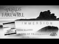WORDS OF FAREWELL - Immersion (2012) / album trailer / AFM Records