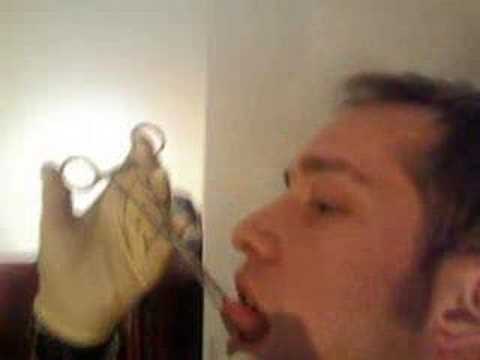 Stevie Tongue Piercing