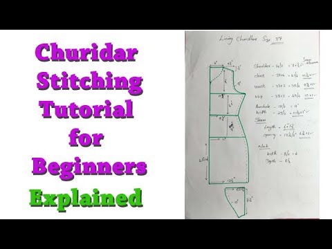 Churidar Measurement Chart