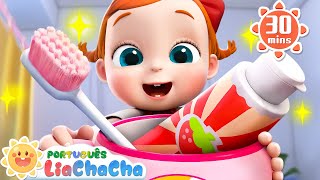 Escovando Os Dentes Compilação Liachacha Em Português - Música Infantil & Canção Infantil