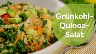 Grünkohl Quinoa Salat | Vegane Rezepte