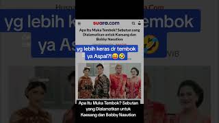 Apa Itu Muka Tembok? Sebutan Yang Dialamatkan Untuk Kaesang & Bobby Nasution