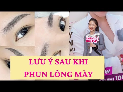 ĐẸP VỚI PHUN XĂM THẨM MỸ | NHỮNG LƯU Ý SAU KHI PHUN CHÂN MÀY