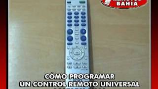 CÓMO PROGRAMAR UN CONTROL REMOTO UNIVERSAL SONY RM-V310 REMOTOS BAHIA