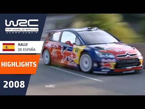 WRC Highlights: Spain 2008: 52 Minutes