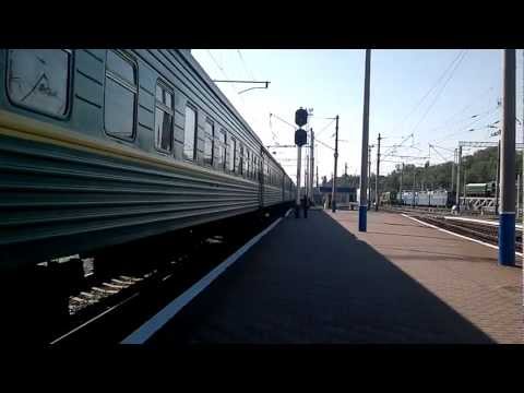 Поезд №47 Москва-Кишинев прибывает на второй путь.